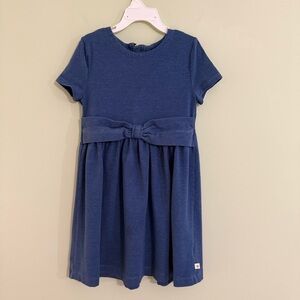 Kate Spade Girls Blue Bow Dress Size 6X Fit Flare
